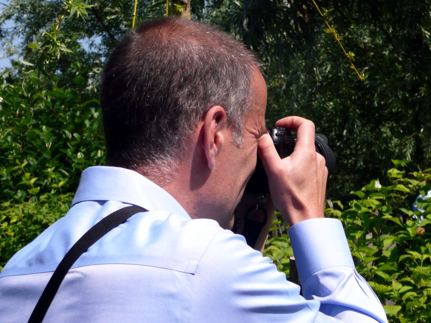 Een collega wil graag wat groen op de voorgrond. Foto door Oenkenstein.