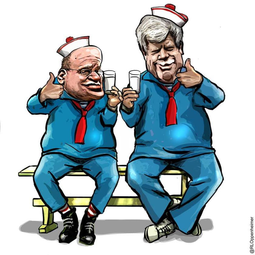 Peppi en Kokkie Teeven en Opstelten