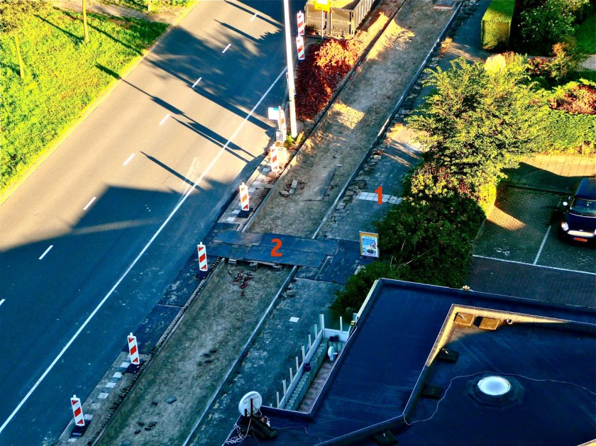 1=oversteek voor blinden 2 algemene oversteek