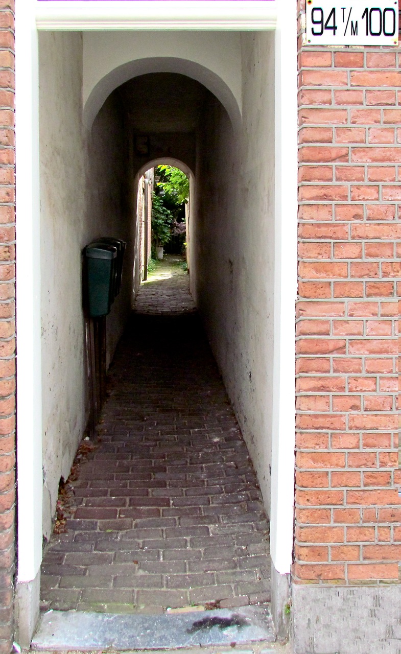 Ingang hofje Malakkastraat