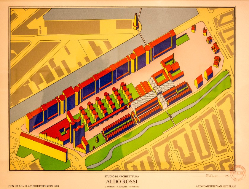 Aldo Rossi plan voor Slachthuisterrein Den Haag