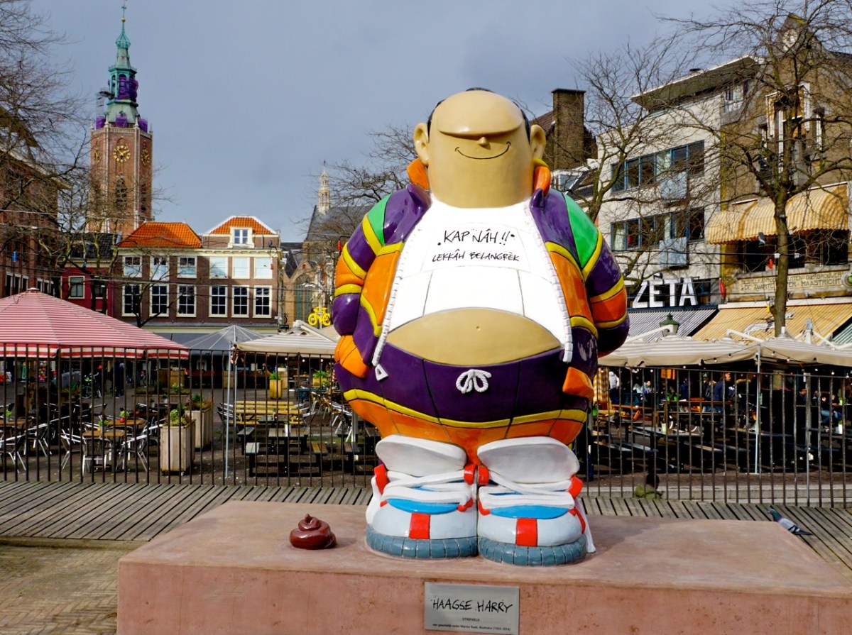 Een standbèld voâh Haagse Harry, lekkâh&nbsp;belangrèk!