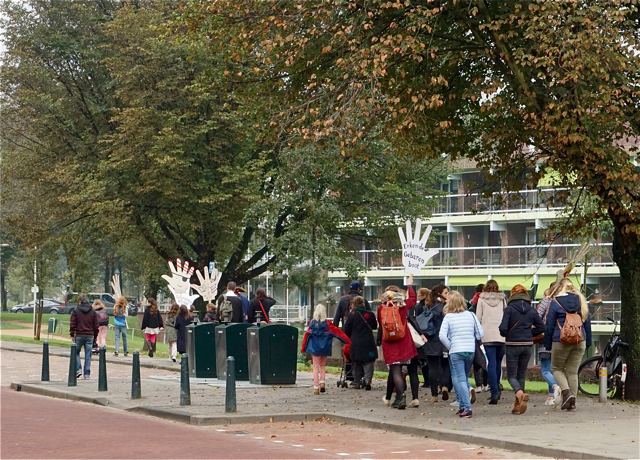 Vanaf einde Haringkade lopent naar de Pier